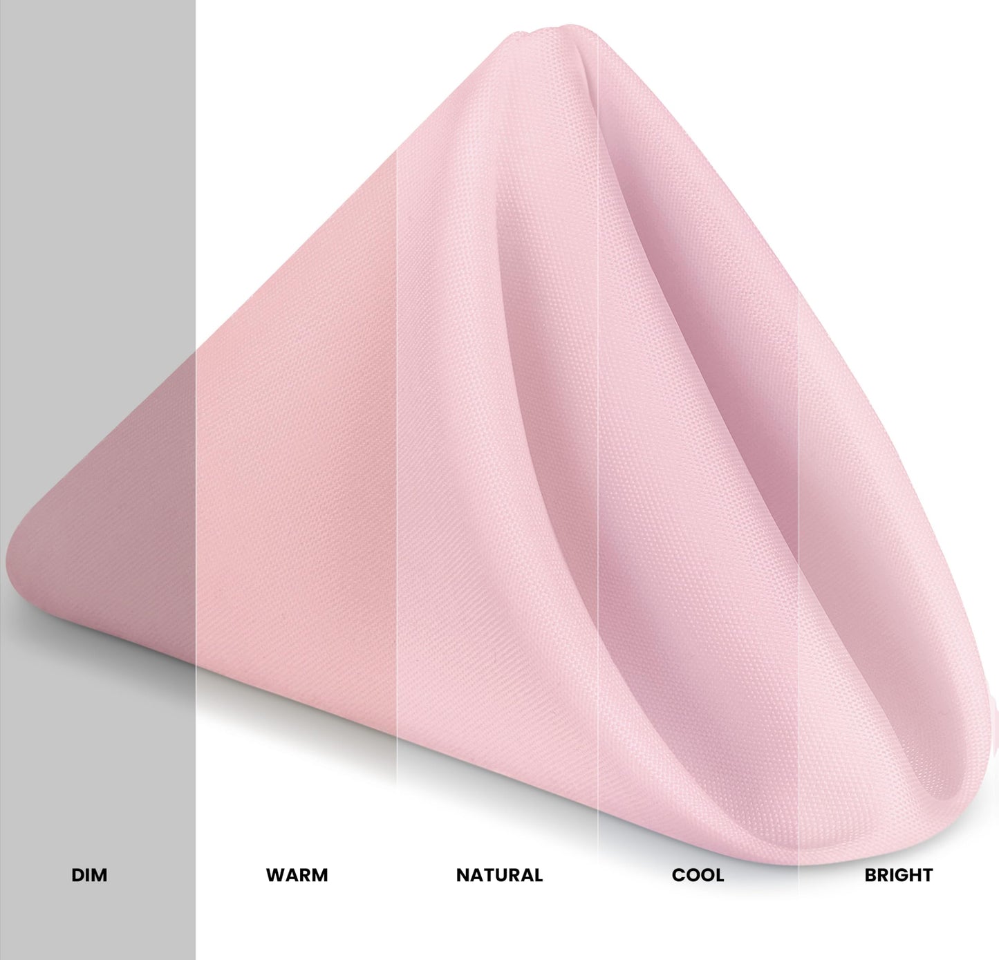 Utopia Home [288 Pack, Pink] Cloth Napkins 20x20 Inches, 100% Polyester Hemmed Edges, Washable and Reusable Ideal for Parties, Weddings and Dinners