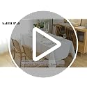 sancua White Table Cloths Rectangle, 8 Pack Tablecloths for 6 Foot