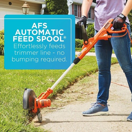 BLACK+DECKER 14-Inch Weed Wacker - Powerful 6.5-Amp Electric String Trimmer & Lawn Edger