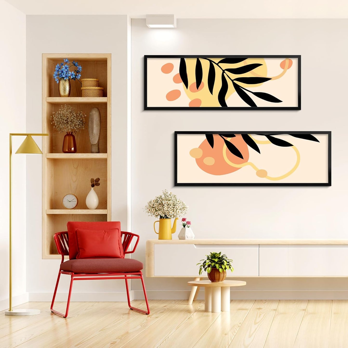 LaVie Home 10x30 Picture Frame - Classic Black Wall Display Frame with HD Plexiglas | Vertical/Horizontal Use