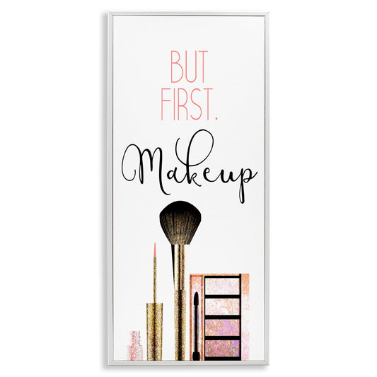 Stupell Industries 'First Makeup Modern Beauty'| Framed Giclee Art