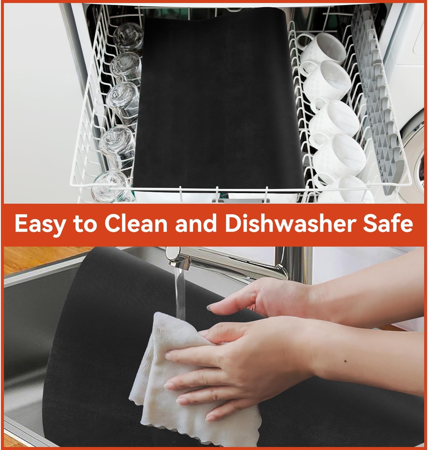 Teflon Oven Liners - Reusable Non-Stick Heat Resistant Mats | Easy to Clean 23.6"x 15.7" Size