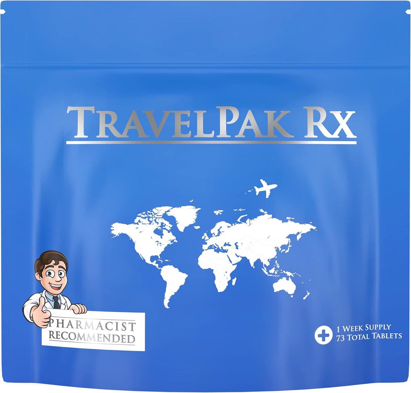 Travel Essentials Medicine Kit - TSA-Approved Over-The-Counter Packets for Travel & Camping