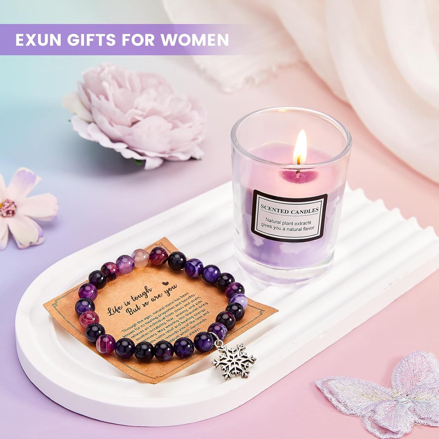 Unique Lavender Spa Gifts Basket Set | Advent Calendar 2025 - 12 Days of Relaxation for Women