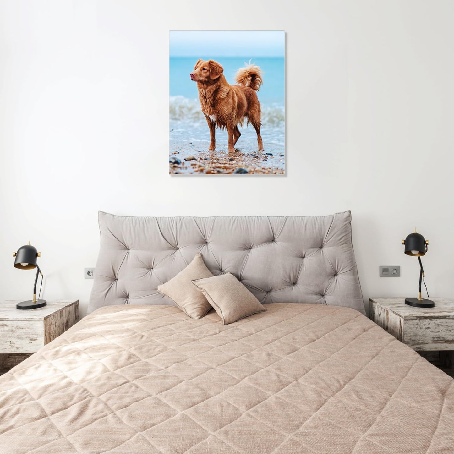 WEGA Custom Canvas Prints - Personalized Wall Art with Your Photos | 8" W x 10" H Framed Decor for Home