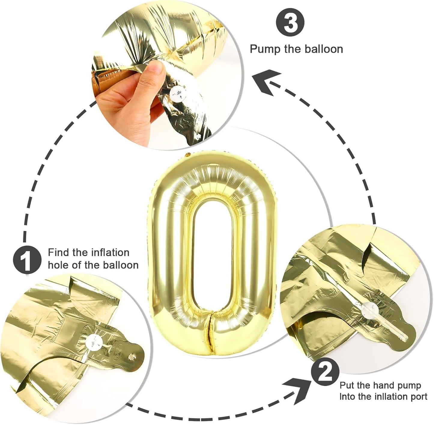 Light Gold 40 Inch Number Balloons by [Brand Name] - Perfect for 2nd, 12th, 21st Birthday & Celebration Decor