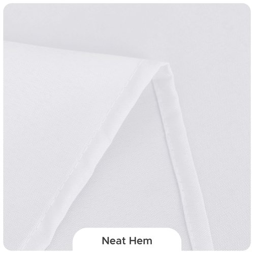 Fitable 8 Pack Rectangle Tablecloths: Stain Resistant Wrinkle Free Circle Table Clothes, Washable Reusable Polyester Table Covers for Wedding Party Birthday Banquet Reception(White, 60x102 Inch)