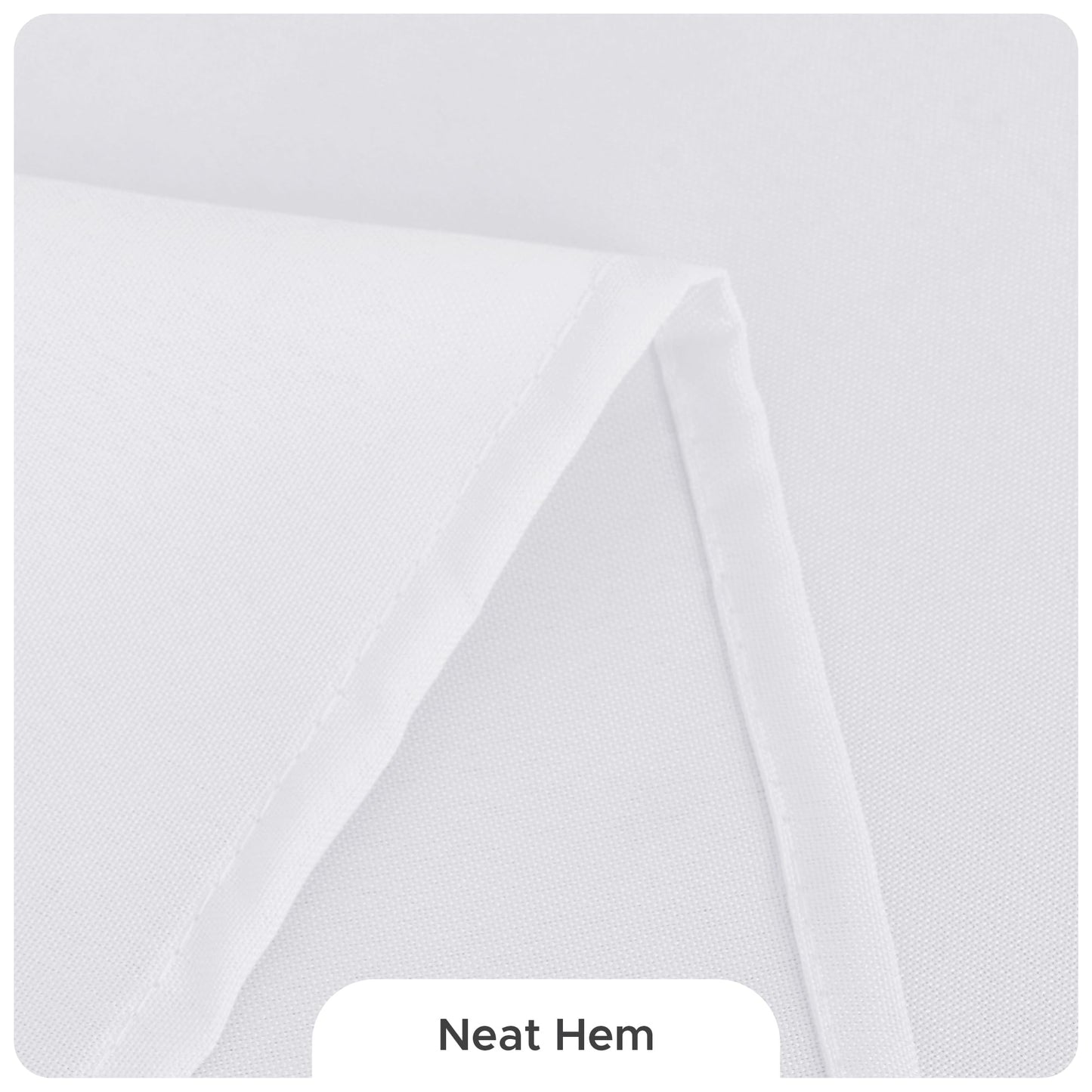 Fitable 8 Pack Table Cloth Rectangle Table: Stain and Wrinkle Resistant Tablecloth Rectangular, Washable Polyester Tablecloths for Wedding Party Dining Banquet Event Catering(White, 70x108 Inch)