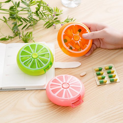 INVODA Pill Cases Pill Box Weekly 3 Times 7 Compartments Large Medicine Pill Organizer