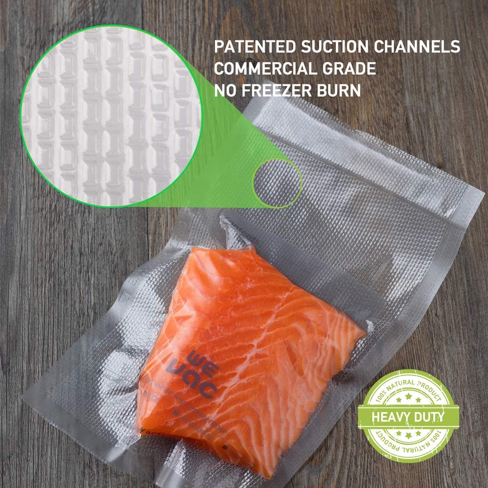 Wevac Food Vacuum Seal Roll - 11” x 150’ with Cutter, BPA Free, Ideal for Meal Prep & Storage