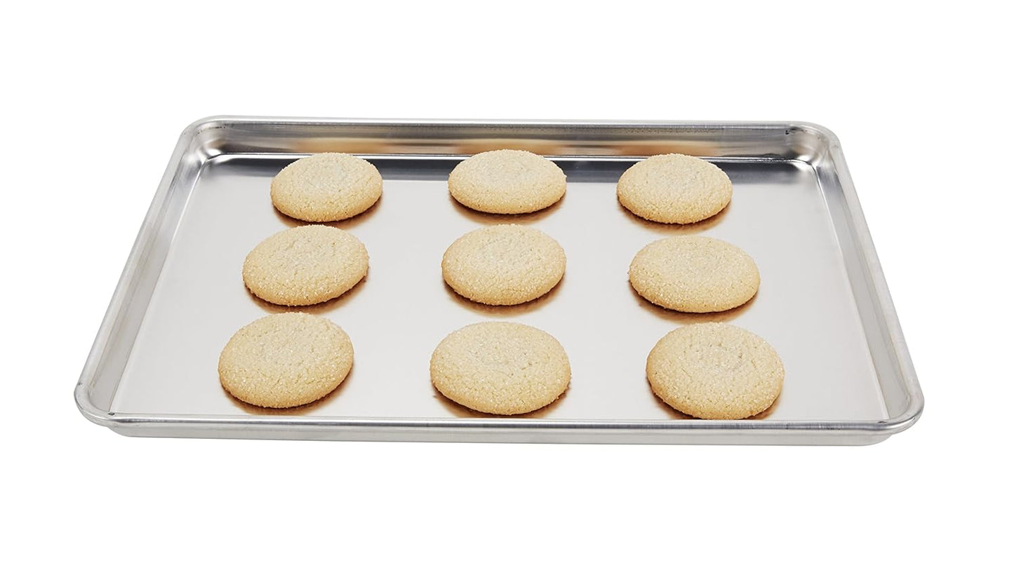 Vollrath Wear-Ever Half-Size Sheet Pan - Durable Aluminum, 18" x 13" for Perfect Baking