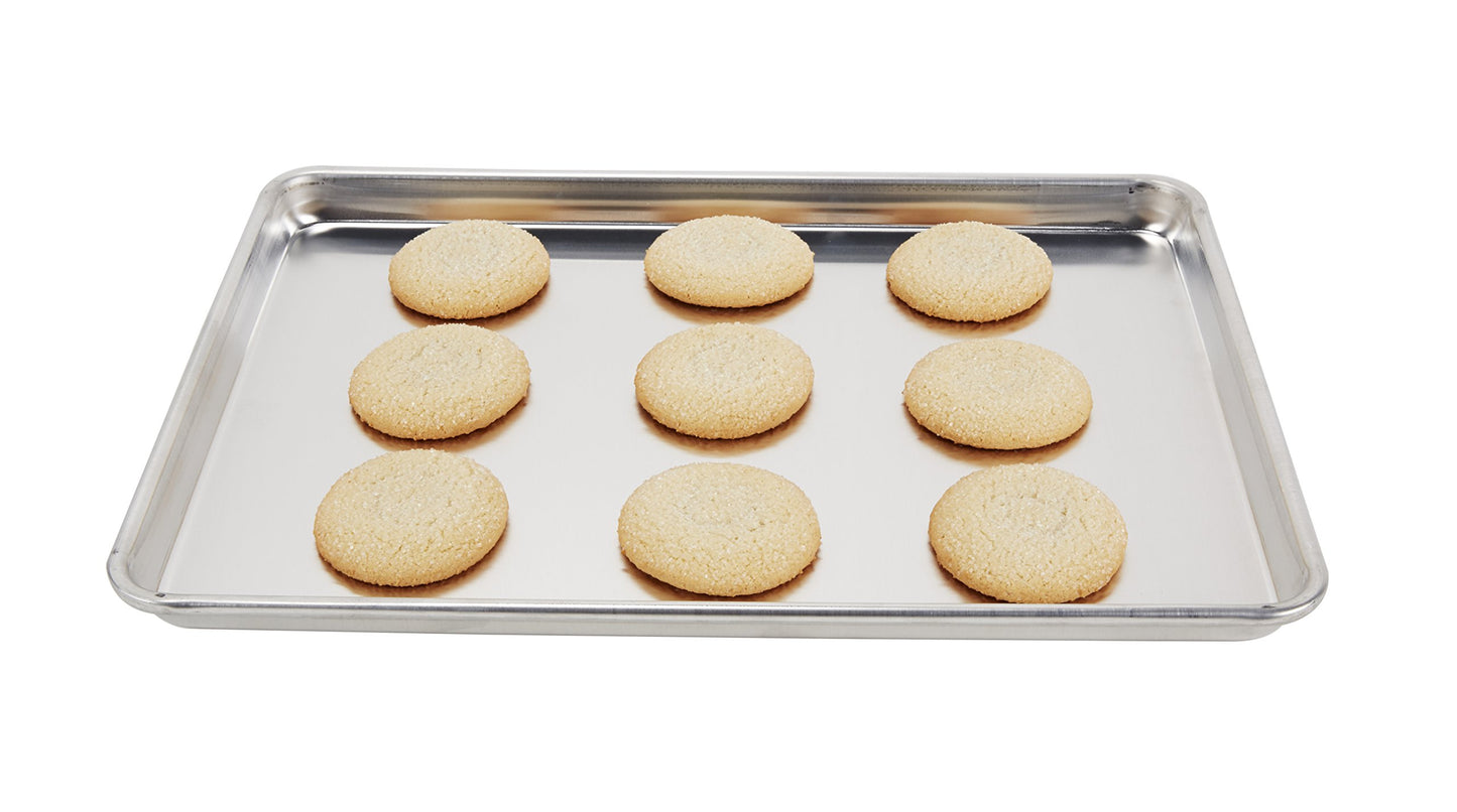 Vollrath 5303 Wear-Ever Half-Size Sheet Pan, 18" x 13", Closed-Bead, Aluminum