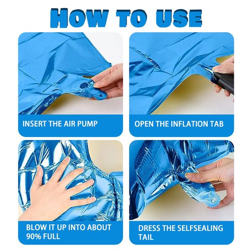 10 Number Balloon Blue 40 inch Big Foil Crown Helium 10th Balloons for 10 Year Old Boy Girl Birthday Party Decorations Wedding Anniversary Events Supplies