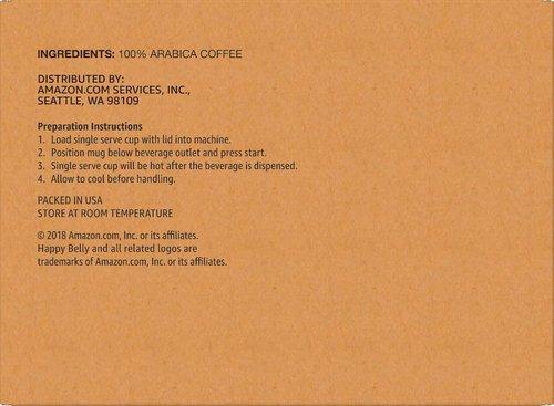 Happy Belly - Medium Roast Kona Blend Coffee Pods | Compatible with Keurig 2.0, 100 Count