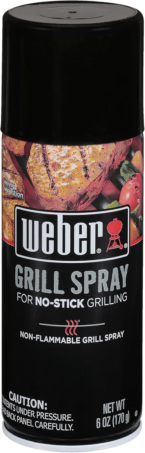Weber Grill'n Spray - 6 Oz | Premium Grilling Spray for Enhanced Flavor and Moisture