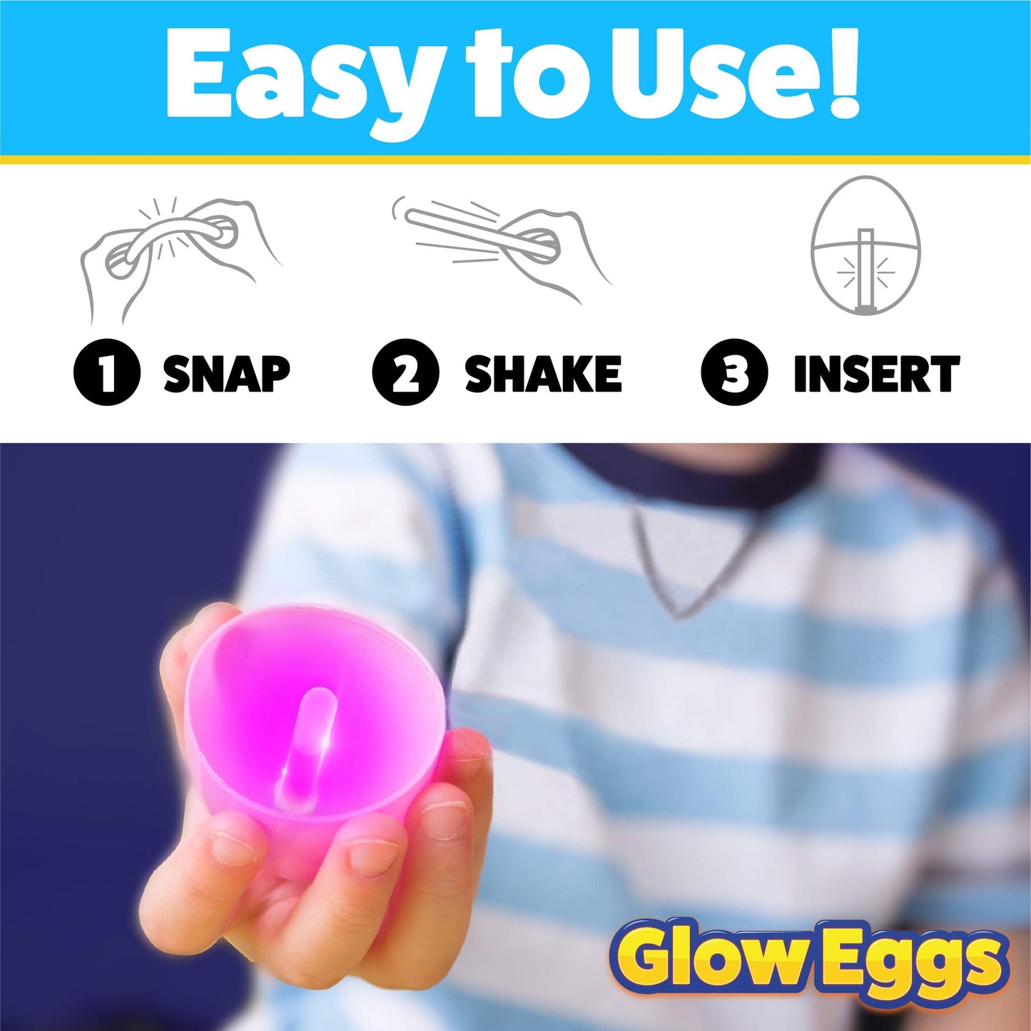 PartySticks 72 Easter Glow Eggs & 216 mini Glow Sticks 288pcs total, Glow-in-the-Dark Kids Teens Adults Easter Basket Stuffers Fillers Gift for Hunt Game, Party Favors, Boys Girls Classroom Prizes