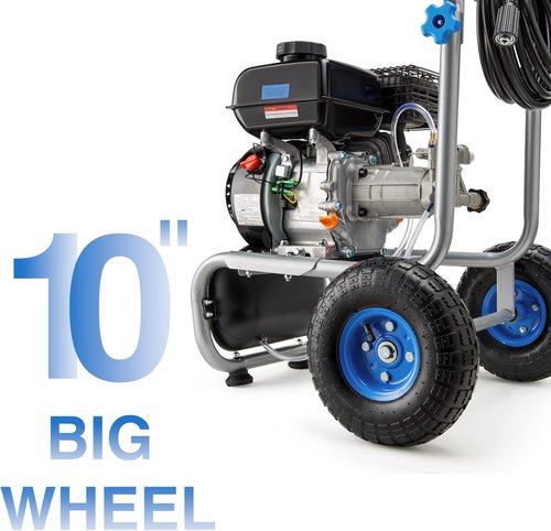 3500PSI Gas Pressure Washer - 2.3GPM High Pressure Cleaning with 209CC Engine & 25ft Hose | 4 Adjustable Nozzles
