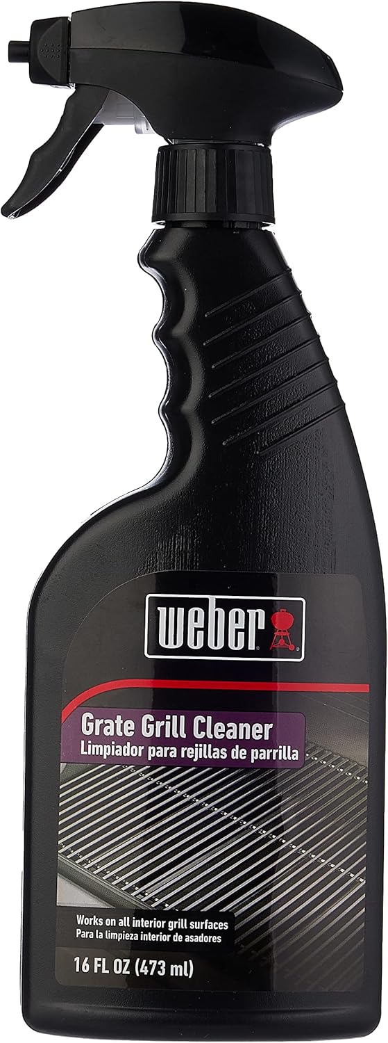 Weber Grill Grate Cleaner - Powerful Degreaser for Outdoor Grills & BBQs | 16 oz Spray Bottle