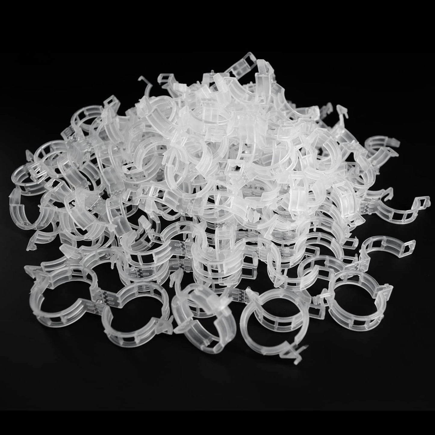 Skiennix 120 Pack Tomato Clips - Durable Plant Support Clips for Vertical Gardening | Ideal for Cucumbers, Orchids, and Vegetables