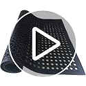 Uniboho 60x35 Inch Heavy Duty Rubber Drainage Floor Mat Non Slip Indoor Outdoor