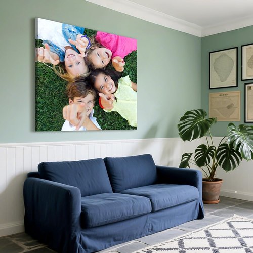 Custom Canvas Prints - Personalized Photo Wall Art for Weddings, Family, and Home Decor | 8x8 Wrapped Frame
