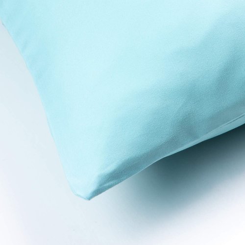 FLXXIE King Pillow Cases - Soft Microfiber Covers with Envelope Closure | Wrinkle & Fade Resistant, 20x36, Aqua