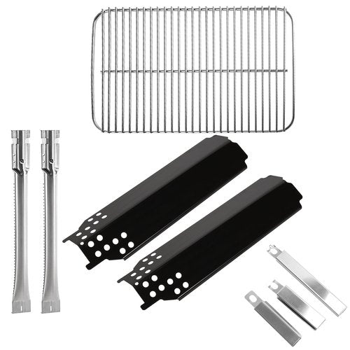 Grill Replacement Parts for Char-Broil Classic 280 2-Burner 463672817 463672717 Gas Grill G320-0200-W1A Grill Burner G215-0203-W1 Heat Tent Stainless Steel Cooking Grate Adjustable Crossover Tube