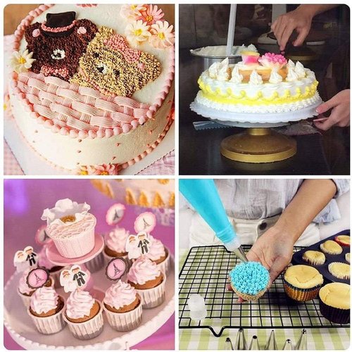Cake Decorating Tips and Icing Piping Tips Coupler With 48pcs Piping Tips Instructions
