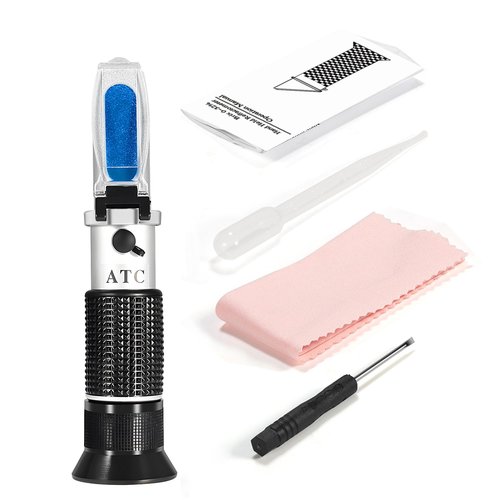 Antifreeze Refractometer,V·RESOURCING Hand-Held Anti Freeze Tester for Car Coolant Adblue Antifreeze System, Glycol Propylene,Glycol Ethylene,Battery Acid,Coolant Windshield Fluid