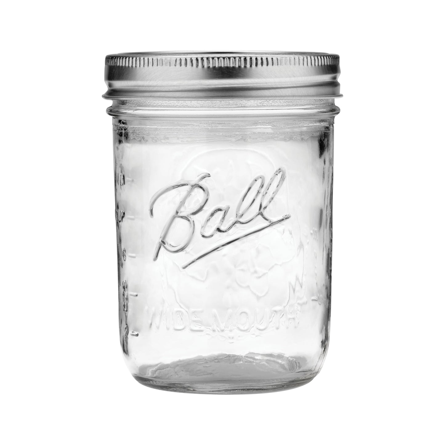Ball Wide Mouth Glass Mason Jars with Lids and Bands, Used for Canning, Pickling, Juice, Jam, Jelly, Pint Size 16 Ounce (Pack of 36)
