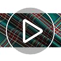 Fanfanwin 2-Pack Christmas Scottish Tartan Valance Curtains 56x16 Inches