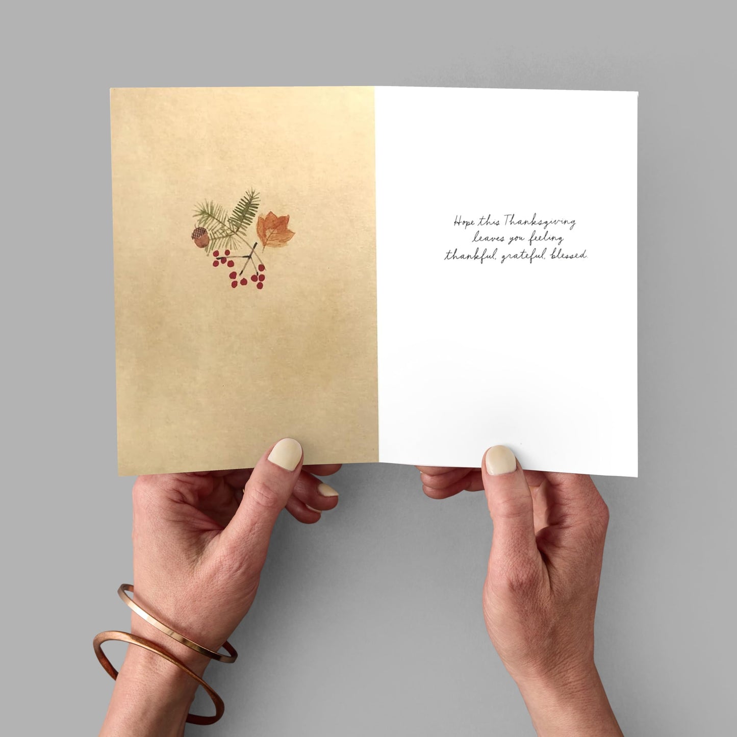 Thanksgiving Cards for Employees by Hallmark Business – 25 Pack Bulk Greeting Cards with Envelopes & Gold Seals – “For Everything You Do” Design – Appreciation Cards for Staff & Workplace Teams