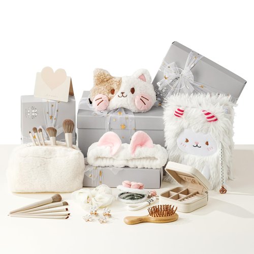 AOLRNALI Birthday Gift for Tween & Teen Girls, 8-Piece Secret Garden Gift Box Set for Christmas, Teen Girl Trendy Stuff, Perfect for Daughter Niece Sister