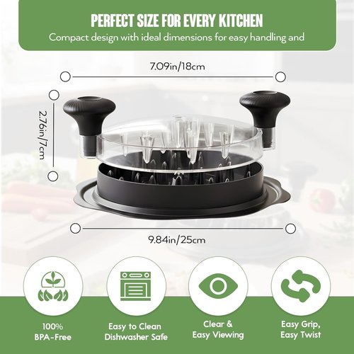 Chicken Shredder Tool by [Brand Name] - Large Capacity Meat Shredder with Twist Handle & Anti-Slip Base