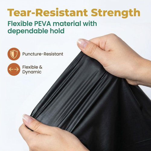 Airbin Plastic Table Cloth Disposable, 10 Packs Disposable Tablecloth 54 X 108 Inch Black Plastic Tablecloth for Rectangle Tables Tougher PEVA Table Cover for Party Decorations Picnic Dining Birthday