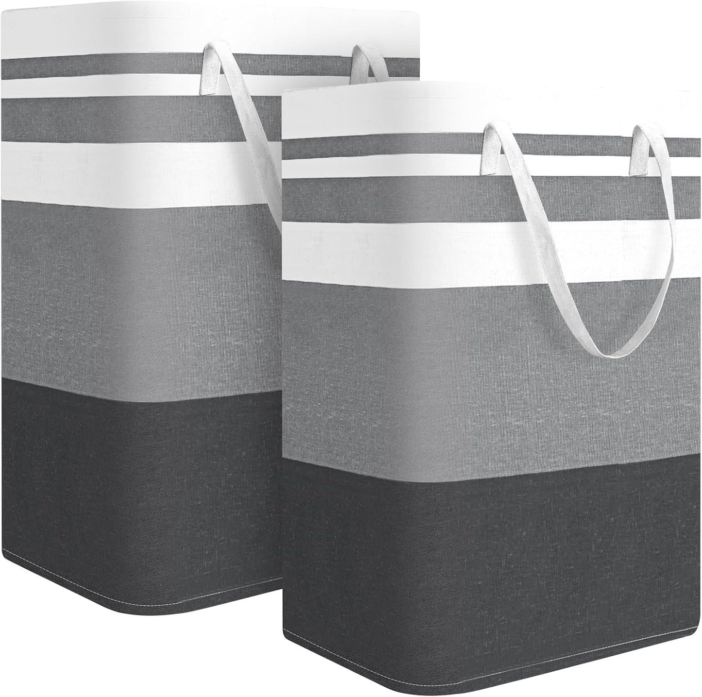 Skiennix Large Waterproof Laundry Basket - Collapsible 75L Hamper with Extended Handles for Dorm & Family