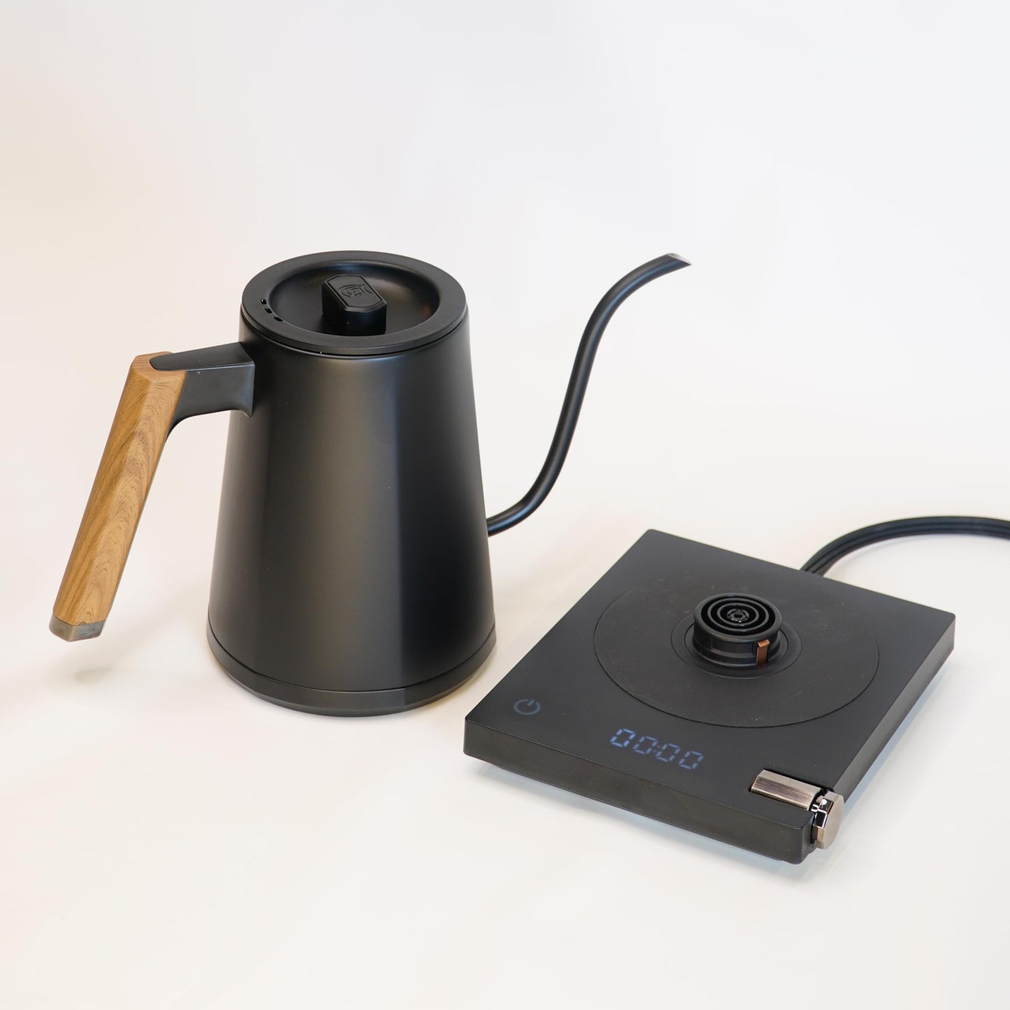 Turin Electric Pour Over Kettle | 600ml Stainless Steel Gooseneck Kettle with Precise Temperature Control, Rapid Heating, and Ergonomic Handle