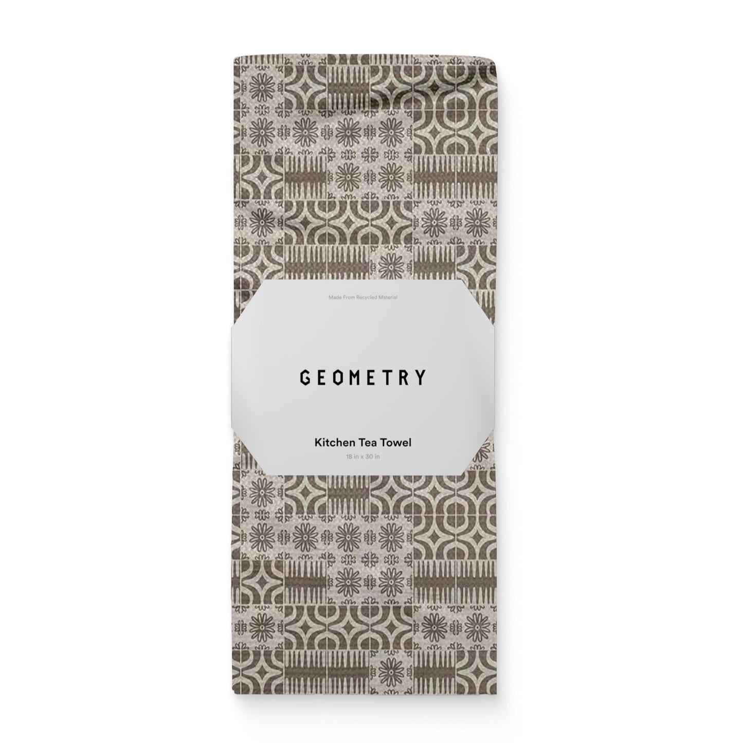 GEOMETRY Spring Kitchen Towels - Quick Dry Microfiber Cloth Spring & Summer Dish Towels for Kitchen Drying - Premium Quick Dry Towel - Sandy, 18" x 30" - 1-Pack