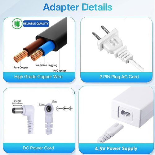 HUZUM 4.5V Power Adapter - 12 Output Jacks for Lemax Lighted Miniature Decorations