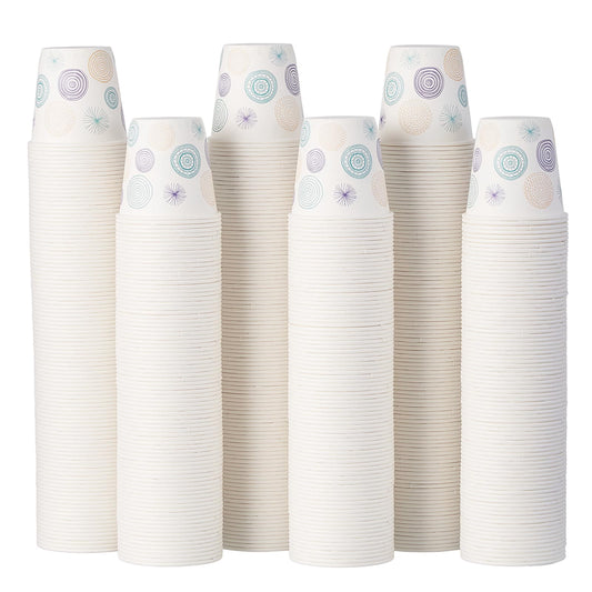 Tamone 300 Pack Halloween Cups 3 oz Bathroom Cups, Small Mouthwash Cups, 3 oz Paper Cups Disposable,3oz Orange Paper Cups for Party, Picnic, BBQ, Travel, Home and Event