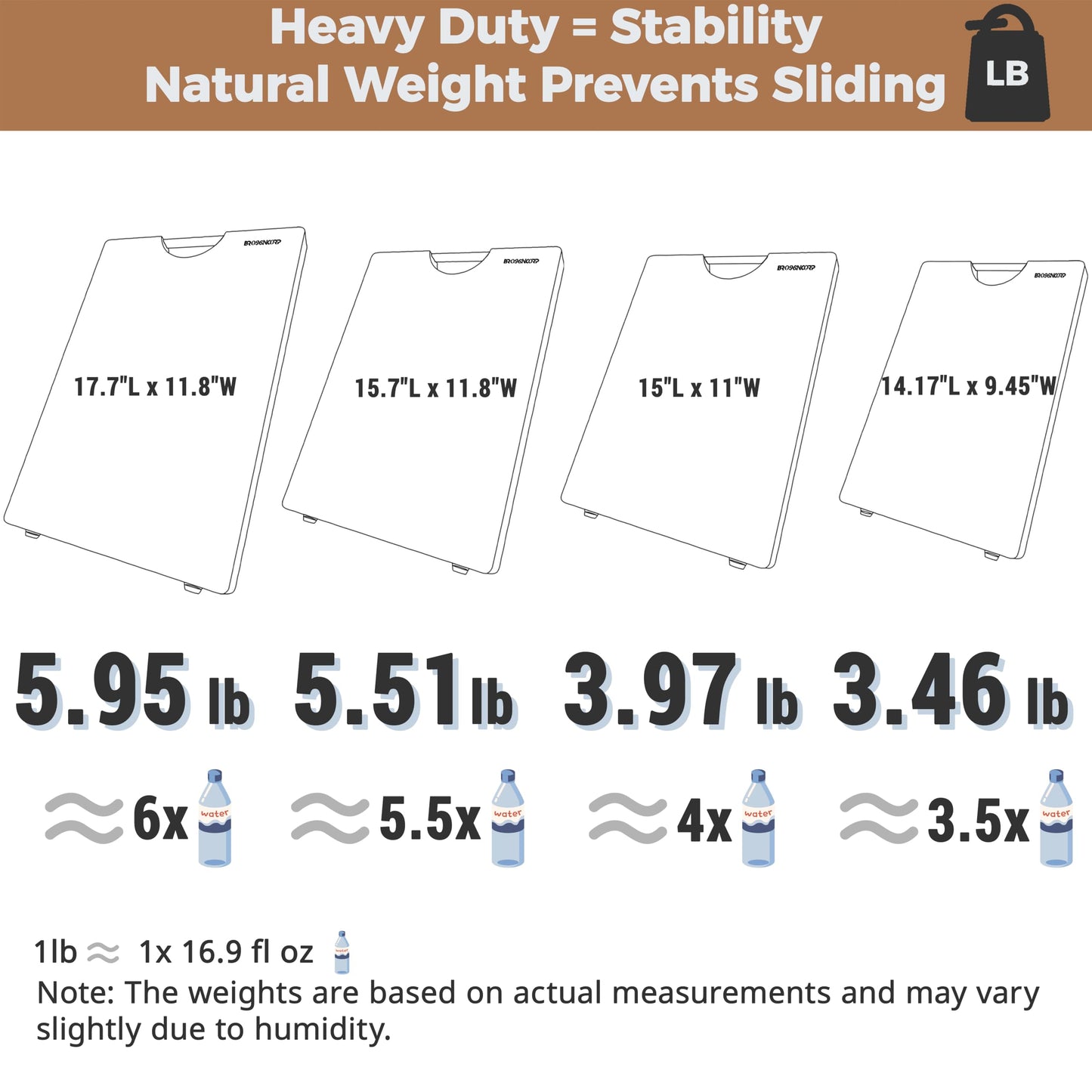 Brosisincorp Real Solid Sapele Cutting Board One Piece No Glue Non Toxic All Whole Single Wood Butcher Block Thick Hard Wood Heavy Duty Edge Grain (X-Large, 17.71"L*11.81"W*1.18"Th)