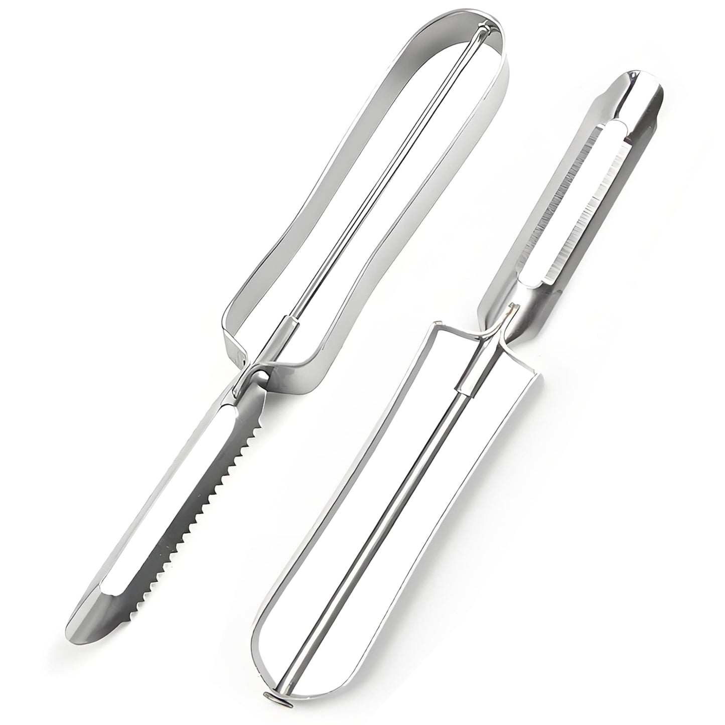 Sokalchw Potato Peelers for Kitchen, 2 Pcs, Just Like Mom's old steel Peeler