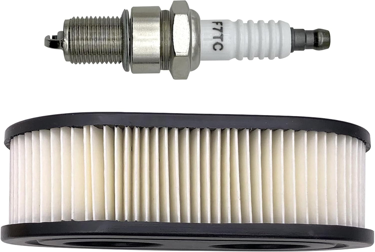 Troy-Bilt Air Filter with Spark Plug - Compatible with TB110, TB115, TB200, TB230, TB330, TB370 | Fits BS 550E, 500EX, 625, 575EX Engines