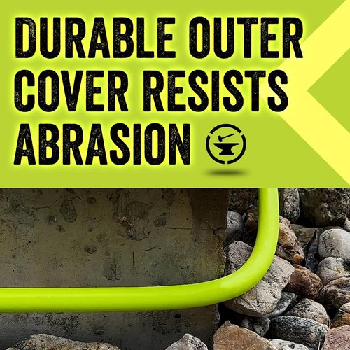 Flexzilla Garden Hose - Lightweight 5/8" x 50 ft. All-Weather Water Hose | Durable & Flexible, Leak-Free