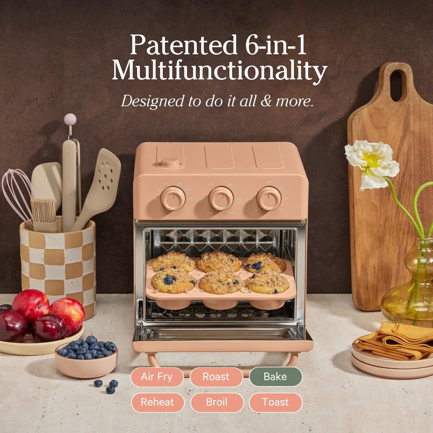 Our Place Wonder Oven Baker’s Kit | 3-Piece Toxin-Free Ceramic Nonstick Bakeware Set - Oven-Safe to 450°F - Spice