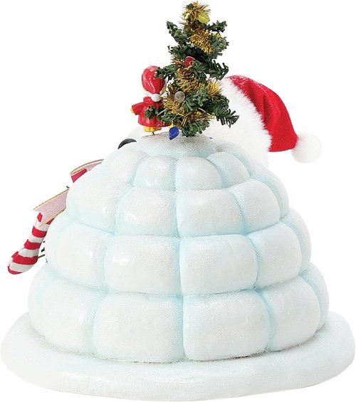 Department 56 Possible Dreams Snoopy & Woodstock Puffer Igloo Figurine - 7 Inch, Multicolor