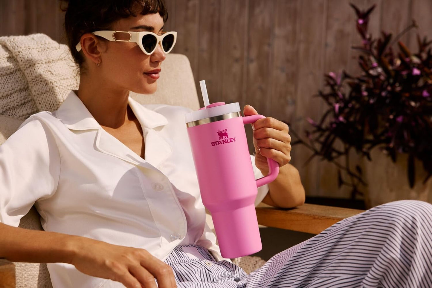 STANLEY Quencher H2.0 Tumbler - 40 oz Insulated Stainless Steel Cup with Handle & Straw | BPA-Free | Cobalt