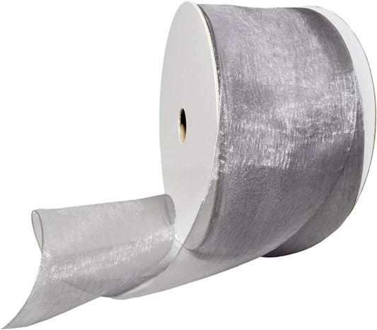 Red Organdy Nylon Ribbon - 5/8 Inch x 100 Yards | Morex 91803/100-609