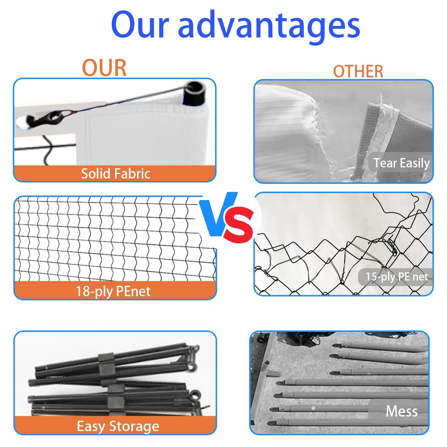 Small Mini Pickleball Net, 5FT Pickle Ball Net Portable Outdoor with Carry Bag, for Outdoor Backyard Home Driveway, Pickleball Dink Net(White Set)