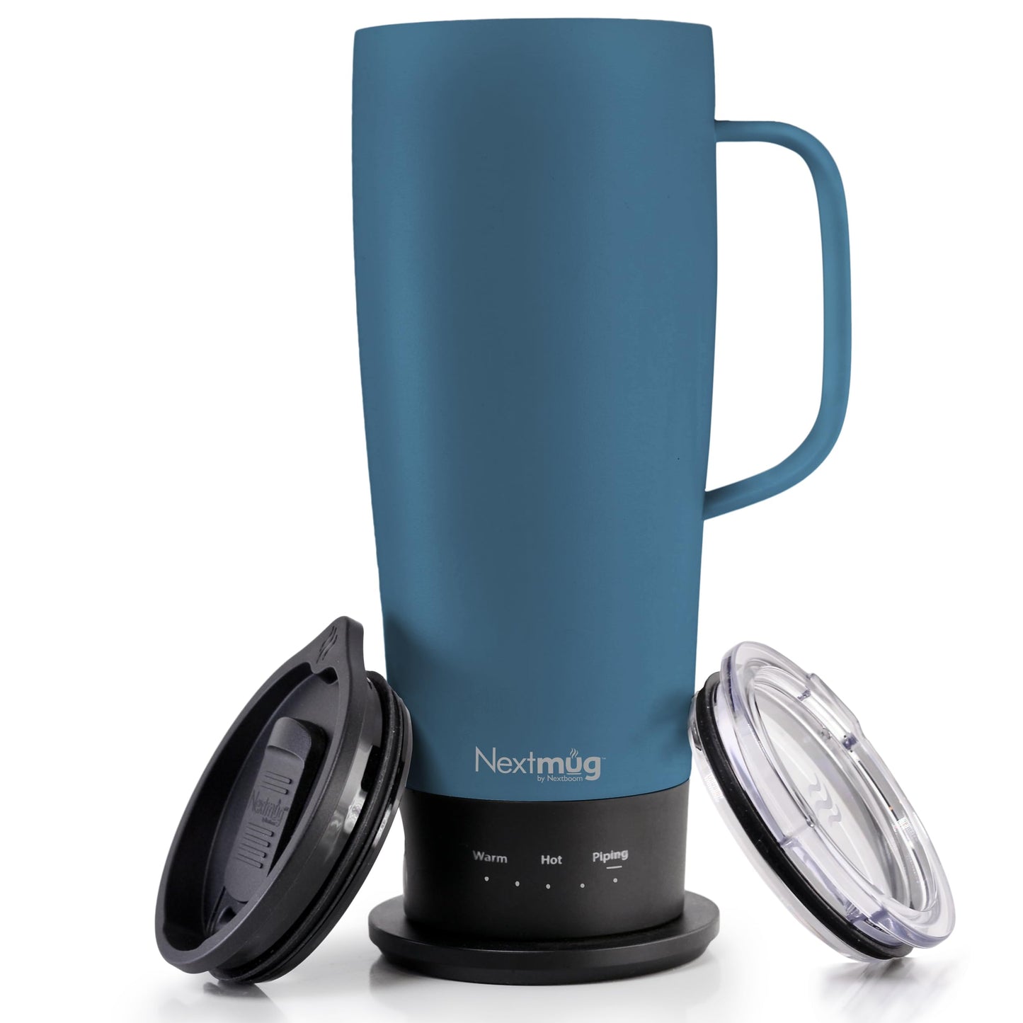 Nextmug Ultra - Temperature-Controlled, Self-Heating Travel Mug (Slate Blue - 24 oz.)
